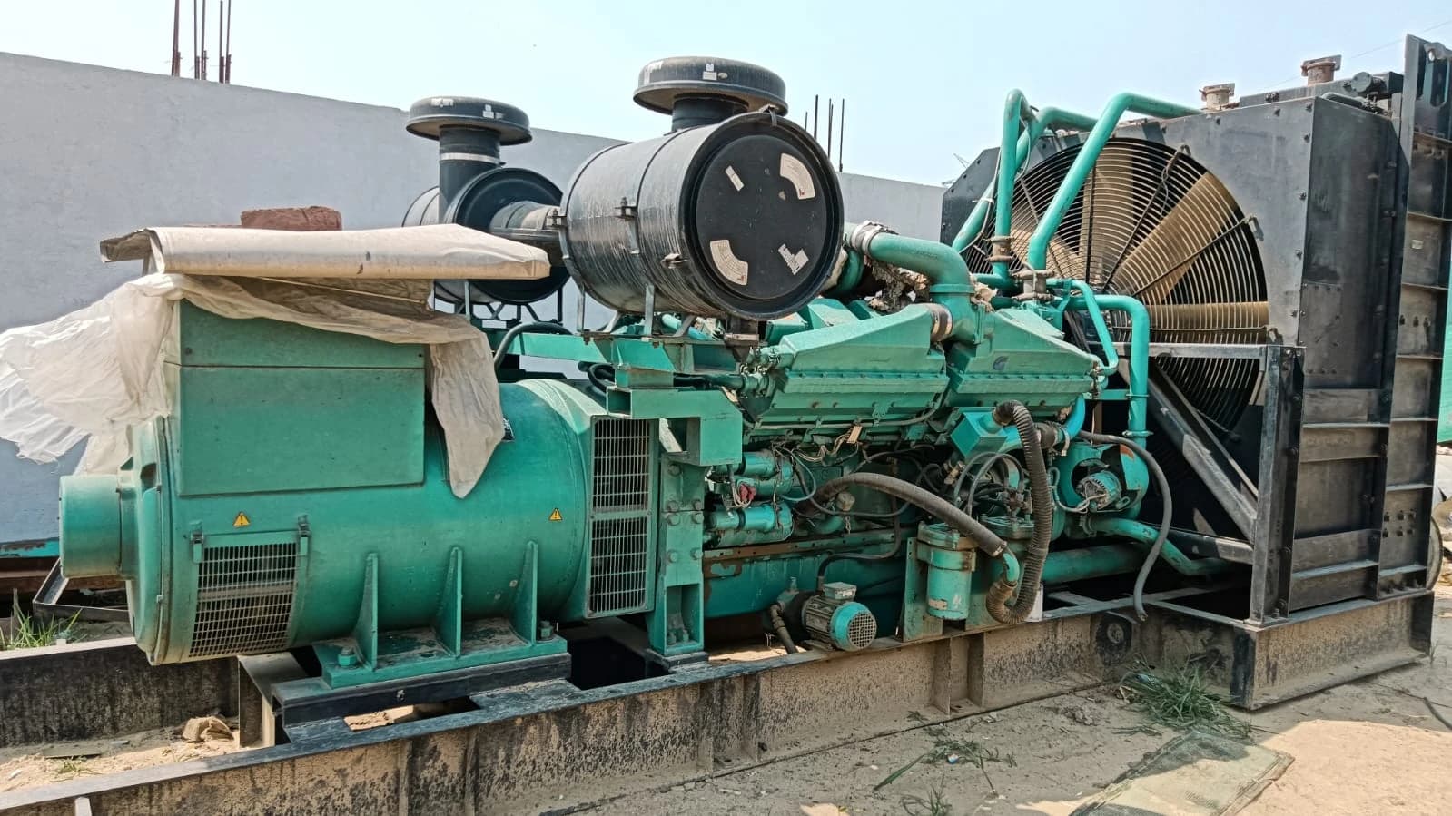 High-capacity Cummins generator on rent from Jayco Power
