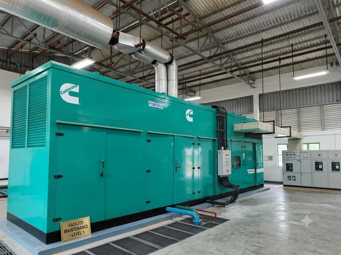 1250 KVA silent diesel generator on rent — Jayco Power