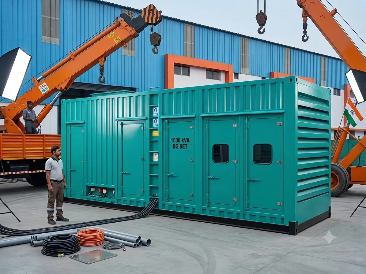 1500 KVA silent diesel generator on rent — Jayco Power